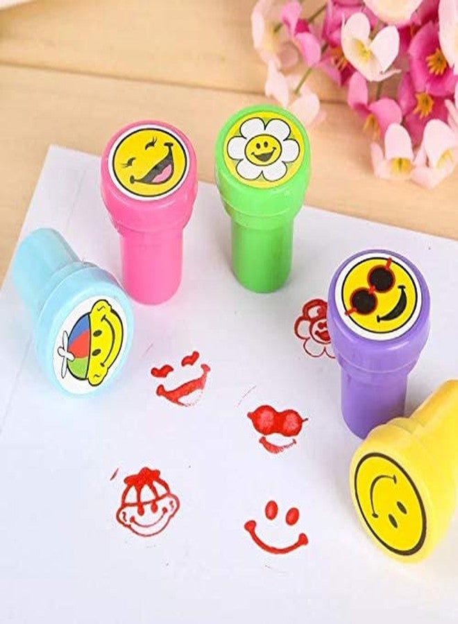 RKZ® 10 Pack Motivation Stamper for Kids - Plastic Stamper Toys Art & Craft for School Supplies Toys for Kids/Boys/Girls (Emoji Stamp) - Image 5